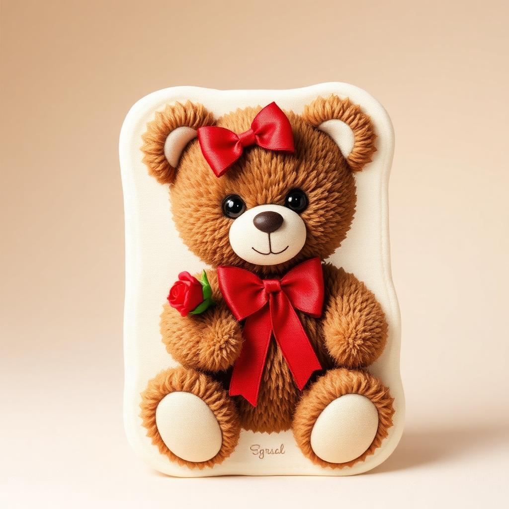 Cuddle Teddy with Rose